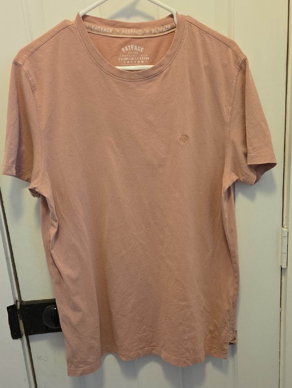 FatFace Light Pink⁹ Short Sleeve Cotton Tee Medium